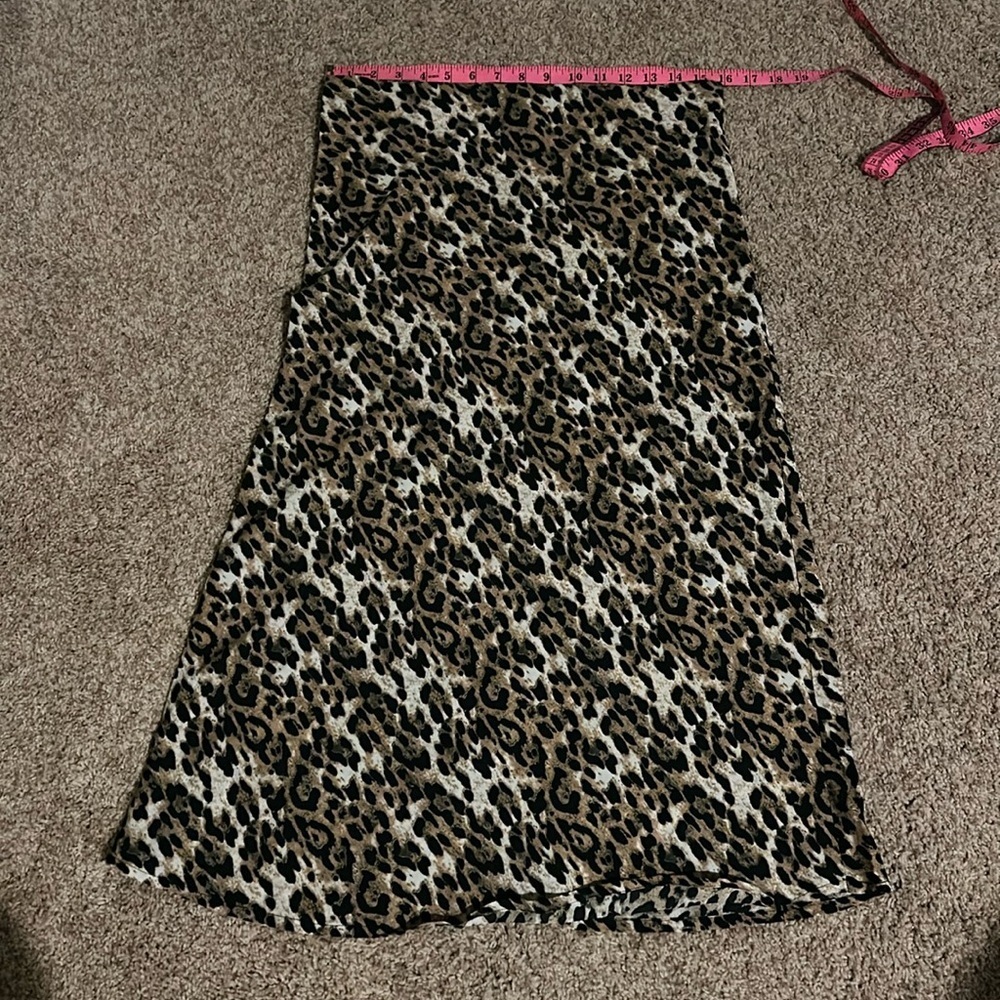 OAT New York Leopard Midi skirt L - Picture 5 of 9